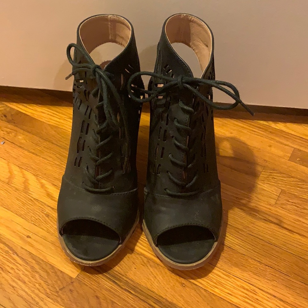 Cute lace up booties